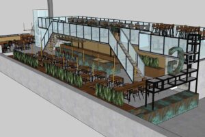3D Visualisatie Restaurant Fort de Gagel